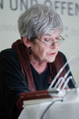 Am 21. November 2013 lud Frauenministerin Gabriele Heinisch-Hosek zu einer Lesung von Elisabeth Orth (im Bild) anl&auml;sslich 75 Jahre Novemberpogrom.