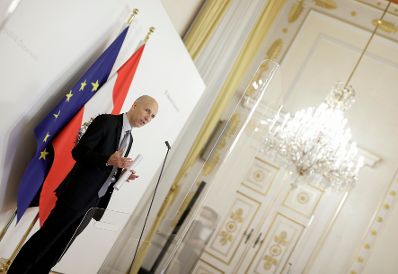 Am 19. J&auml;nner 2021 fand der Sozialpartnergipfel statt. Im Bild Bundesminister Martin Kocher.