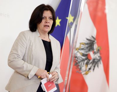 Am 19. J&auml;nner 2021 fand der Sozialpartnergipfel statt. Im Bild Bundesarbeitskammer-Pr&auml;sidentin Renate Anderl.