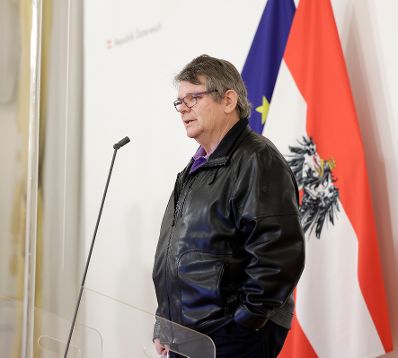 Am 19. J&auml;nner 2021 fand der Sozialpartnergipfel statt. Im Bild der &Ouml;GB-Pr&auml;sident Wolfgang Katzian.