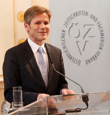 Am 24. November 2011 verlieh Staatssekret&auml;r Josef Ostermayer den &quot;&Ouml;sterreichischen Zeitschriften-Preis 2011&quot; im Bundeskanzleramt.
