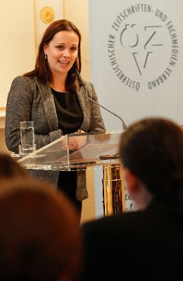 Am 24. November 2011, Verleihung des &quot;&Ouml;sterreichischen Zeitschriften-Preises 2011&quot; im Bundeskanzleramt.