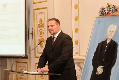 Am 13. J&auml;nner 2011 fand im Bundeskanzleramt eine Gedenkveranstaltung f&uuml;r den Widerstandsk&auml;mpfer und Mitbegr&uuml;nder des Mauthausen Komitees Hans Mar&scaron;&aacute;lek statt. Im Bild Vorsitzender des Mauthausen Komitee &Ouml;sterreich Willi Mernyi.