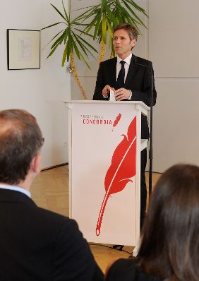 Am 10. Mai 2012 hielt Staatssekret&auml;r Josef Ostermayer die Er&ouml;ffnungsrede bei der Wiederer&ouml;ffnung des Concordia Hauses.