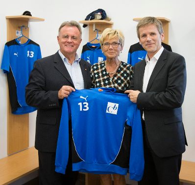 Am 8. September 2013 er&ouml;ffnete Staatssekret&auml;r Josef Ostermayer die Sportanlage des SVS Sportvereines in Schattendorf.