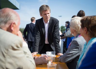 Am 8. September 2013 er&ouml;ffnete Staatssekret&auml;r Josef Ostermayer die Sportanlage des SVS Sportvereines in Schattendorf.