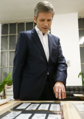 Am 25. M&auml;rz 2014 besuchte Kanzleramtsminister Josef Ostermayer das Bundesatelier Westbahnstra&szlig;e.