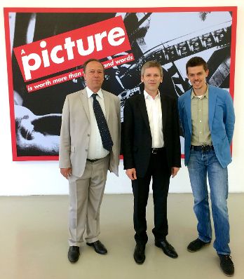 Am 16. Mai 2014 besuchte Bundesminister Josef Ostermayer die Weltpremiere des &Ouml;sterreichischen Filmes &bdquo;Amour Fou&ldquo; bei den Filmfestspielen in Cannes. Im Bild Josef Ostermayer (m.) mit dem &Ouml;sterreichischen Konsul Patrick Rizzo (l.) und Matthias Euler-Rolle (r.).