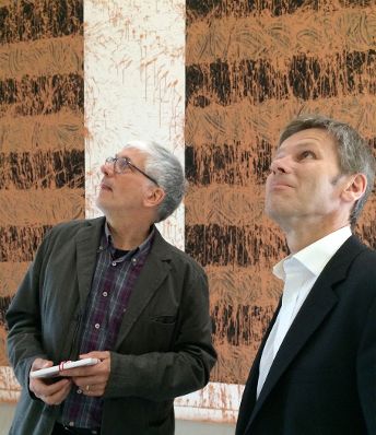 Am 16. Mai 2014 besuchte Bundesminister Josef Ostermayer die Weltpremiere des &Ouml;sterreichischen Filmes &bdquo;Amour Fou&ldquo; bei den Filmfestspielen in Cannes. Im Bild Josef Ostermayer (r.) mit dem Direktor des MAMAC in Nizza Gilbert Perlein (l.).