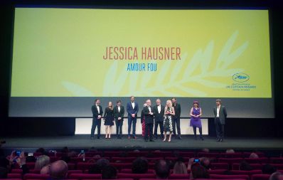 Am 16. Mai 2014 besuchte Bundesminister Josef Ostermayer die Weltpremiere des &Ouml;sterreichischen Filmes &bdquo;Amour Fou&ldquo; bei den Filmfestspielen in Cannes.