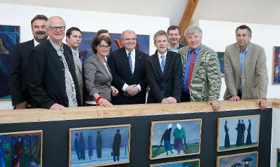 Am 30. Mai 2014 fand in K&auml;rnten die Bundesl&auml;ndertour mit Bundesminister Josef Ostermayer (m.r.) und Justizminister Wolfgang Brandstetter (m.l.) statt.