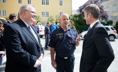 Am 30. Mai 2014 fand in K&auml;rnten die Bundesl&auml;ndertour mit Bundesminister Josef Ostermayer (r.) und Justizminister Wolfgang Brandstetter (l.) statt.