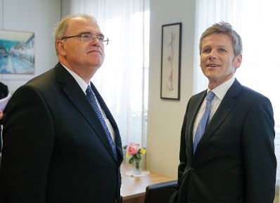Am 30. Mai 2014 fand in K&auml;rnten die Bundesl&auml;ndertour mit Bundesminister Josef Ostermayer (r.) und Justizminister Wolfgang Brandstetter (l.) statt.