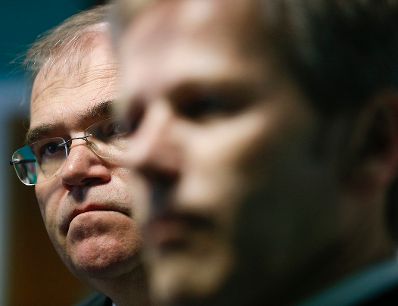Am 30. Mai 2014 fand in K&auml;rnten die Bundesl&auml;ndertour mit Bundesminister Josef Ostermayer (r.) und Justizminister Wolfgang Brandstetter (l.) statt.
