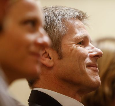 Am 12. September 2014 besuchte Kunst- und Kulturminister Josef Ostermayer (r.) die Wiener S&auml;ngerknaben.