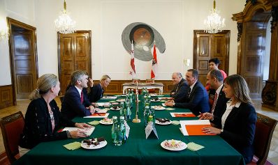 Am 10. September 2015 empfing Kunst- und Kulturminister Josef Ostermayer den georgischen Kulturminister Mikheil Giorgadze zu einem Arbeitsgespr&auml;ch im Palais Dietrichstein.