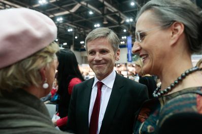 Am 11. November 2015 er&ouml;ffnete Kunst- und Kulturminister Josef Ostermayer die internationale Buchmesse &bdquo;Buch Wien 15&ldquo;.