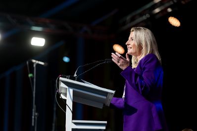 Am 19. September 2024 nahm Bundesministerin Susanne Raab am 70. Gemeindetag teil.
