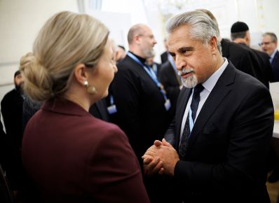 Am 19. Dezember 2024 lud Bundesministerin Susanne Raab (l.) zum Adventempfang.