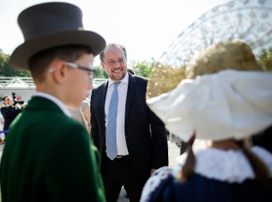 Am 17. Juli 2019 reiste Bundesminister Alexander Schallenberg (im Bild) anl&auml;sslich der Er&ouml;ffnung der Bregenzer Festspiele nach Bregenz.