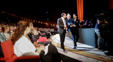 Am 17. Juli 2019 reiste Bundesminister Alexander Schallenberg (im Bild) anl&auml;sslich der Er&ouml;ffnung der Bregenzer Festspiele nach Bregenz.