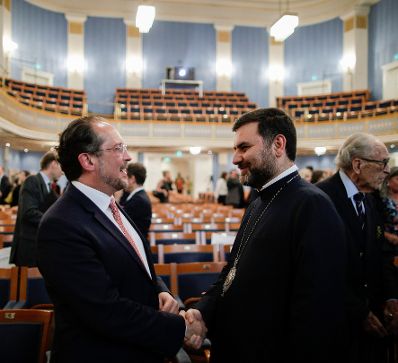 Am 02. September 2019 nahm Bundesminister Alexander Schallenberg (l.) an der Er&ouml;ffnung der Auslandskulturtagung teil.