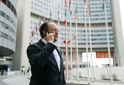 Am 17. September 2019 nahm Bundesminister Alexander Schallenberg (im Bild) an der 63. Konferenz der Internationalen Atomenergie-Organisation teil.