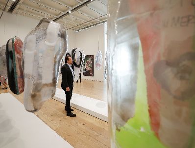 Am 24. September 2019 setzte Bundesminister Alexander Schallenberg seiner Reise anl&auml;sslich der UN-Generalversammlung nach New York fort. Im Bild beim Besuch des Whitney Museums of American Art.