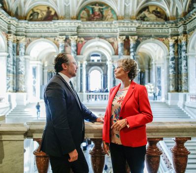 Am 10. Oktober 2019 besuchte Bundesminister Alexander Schallenberg das Kunsthistorische Museum.
