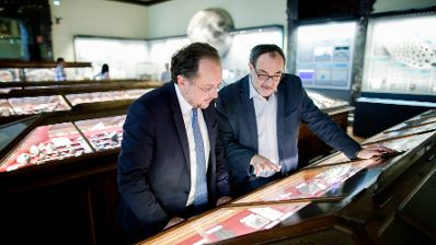 Am 10. Oktober 2019 besuchte Bundesminister Alexander Schallenberg das Naturhistorische Museum.