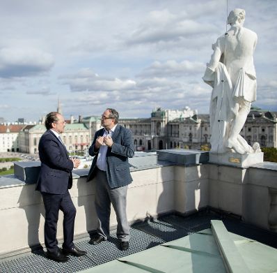Am 10. Oktober 2019 besuchte Bundesminister Alexander Schallenberg das Naturhistorische Museum.