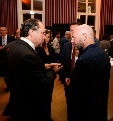 Am 16. Oktober 2019 reiste Bundesminister Alexander Schallenberg anl&auml;sslich der Er&ouml;ffnung des &ouml;sterreichischen Gemeinschaftsstands auf der 71. Frankfurter Buchmesse nach Frankfurt.