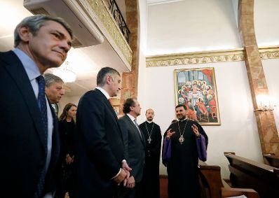 Am 24. Oktober 2019 besuchte Bundesminister Alexander Schallenberg die Armenische Gemeinde.