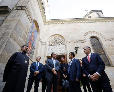 Am 24. Oktober 2019 besuchte Bundesminister Alexander Schallenberg die Armenische Gemeinde.