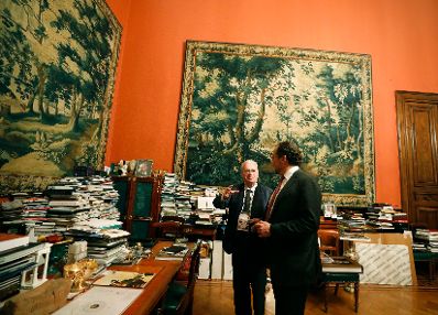 Am 16. November 2019 reiste Bundesminister Alexander Schallenberg anl&auml;sslich eines Arbeitsbesuchs nach Sankt Petersburg. Im Bild beim Besuch des Eremitage.