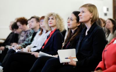 Am 8. Oktober 2019 er&ouml;ffnete Bundesministerin Ines Stilling in der Veranstaltungsreihe &bdquo;Gleichstellung im Gespr&auml;ch&ldquo; die Podiumsdiskussion &bdquo;Gleichstellung in den sozialen Medien&ldquo;.