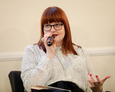 Am 8. Oktober 2019 er&ouml;ffnete Bundesministerin Ines Stilling in der Veranstaltungsreihe &bdquo;Gleichstellung im Gespr&auml;ch&ldquo; die Podiumsdiskussion &bdquo;Gleichstellung in den sozialen Medien&ldquo;.