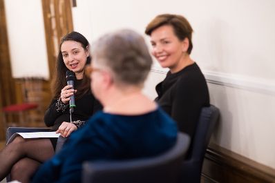 Am 14. Oktober 2019 hat Bundesministerin Ines Stilling die K&auml;the Leichter-Preise verliehen.