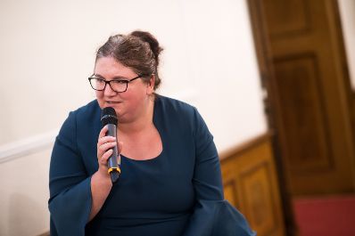 Am 14. Oktober 2019 hat Bundesministerin Ines Stilling die K&auml;the Leichter-Preise verliehen.