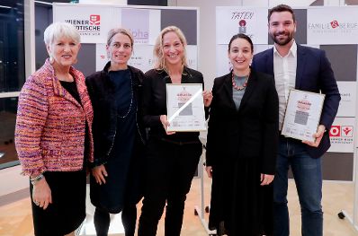 Am 24. Oktober 2019 er&ouml;ffnete Bundesministerin Ines Stilling die Preisverleihung der frauen- und familienfreundlichsten Betriebe Wien 2019.
