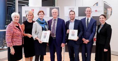 Am 24. Oktober 2019 er&ouml;ffnete Bundesministerin Ines Stilling die Preisverleihung der frauen- und familienfreundlichsten Betriebe Wien 2019.