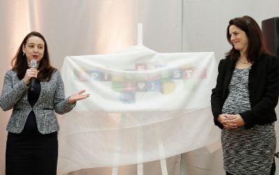 Am 15. November 2019 er&ouml;ffnete Bundesministerin Ines Stilling das Wiener Spielefest im Austria Center Vienna.