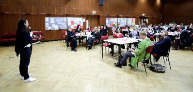 Am 22. November 2019 er&ouml;ffnete Bundesministerin Ines Stilling die 25+1 Jahre Jubil&auml;umsfeier des Vereins &bdquo;Frauenhetz&ldquo; in Wien.
