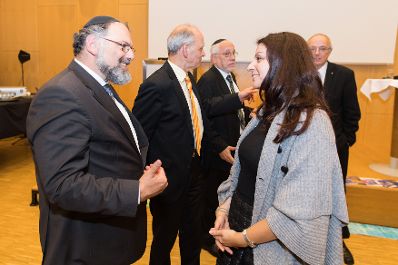 Am 16. November 2016 nahm Staatssekret&auml;rin Muna Duzdar (im Bild) an der Veranstaltung &quot;60 Jahre Koordinierungsausschuss f&uuml;r christlich-j&uuml;dische Zusammenarbeit&quot; teil.