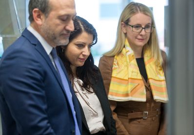 Am 15. Dezember 2016 nahm Staatssekret&auml;rin Muna Duzdar (im Bild) an einem Pressegespr&auml;ch zum Thema 5 Jahre &quot;Internet f&uuml;r Alle&quot; teil.