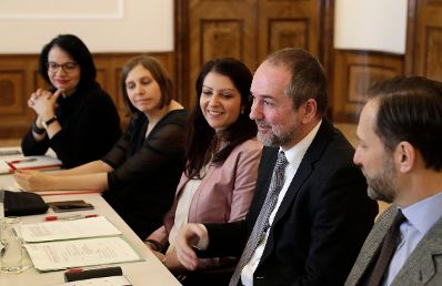 Am 16. Dezember 2016 empfing Kanzleramtsminister Thomas Drozda (r.) den deutschen Minister der Justiz und f&uuml;r Verbraucherschutz Heiko Maas (l.) zu einem Arbeitsgespr&auml;ch.
