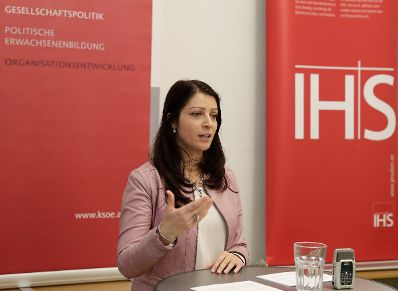 Am 16. Dezember 2016 nahm Staatssekret&auml;rin Muna Duzdar (im Bild) an einer Diskussionsveranstaltung der Katholischen Sozialakademie &Ouml;sterreich teil.