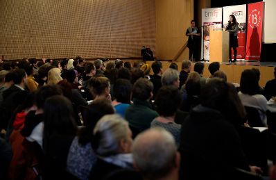 Am 20. November 2017 fand die bOJA-Tagung in Wien statt. Im Bild Staatssekret&auml;rin Muna Duzdar bei der Festansprache.