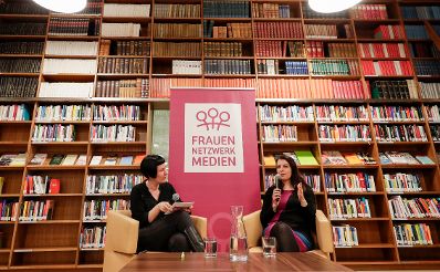 Am 21. Februar 2017 nahm Staatssekret&auml;rin Muna Duzdar an der Diskussion "DIGI-TALK" vom Netzwerk Frauenmedien teil.