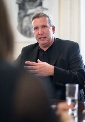 Am 18. Mai 2017 empfing Staatssekret&auml;rin Muna Duzdar die Gesch&auml;ftsf&uuml;hrerin von &quot;Globale Verantwortung&quot; Annelies Vilim zu einem Arbeitsgespr&auml;ch.